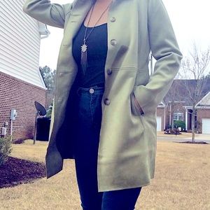 NWT Spring/Fall Faux Suede “Trench Coat”🧥